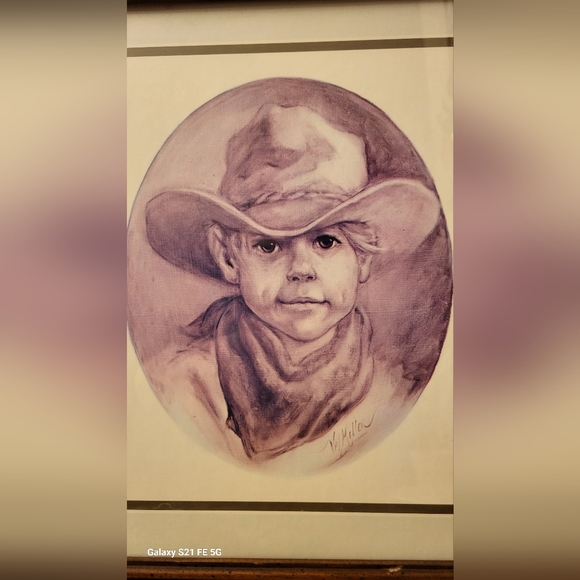 VEL MILLER PRINT OF "SMALL COWBOY" - Picture 8 of 12